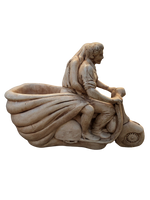 Vaso Vespino Primo Amore Anticato Marrone - Notaro Manufatti