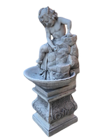 Fontana Ekinops completa di Base Anticata Grigia - Notaro Manufatti