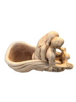 Vaso Vespino Primo Amore Anticato Marrone - Notaro Manufatti