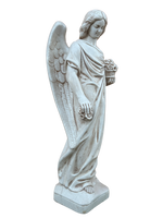 Angelo con Fiori Anticato Beige - Notaro Manufatti