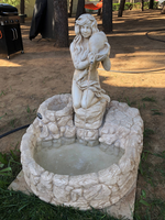 Fontana Laghetto Piccolo con Porta Vaso - Notaro Manufatti