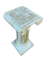 Colonna Capitello Arosio Pitturato Bianco madreperla con sfumature dorate - Notaro Manufatti