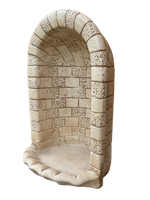 Nicchia o Cupola Modello Conchiglia Anticata Beige - Notaro Manufatti