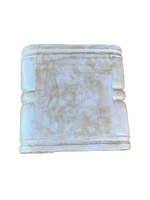 Colonna Capitello Arosio Pitturato Bianco madreperla con sfumature dorate - Notaro Manufatti