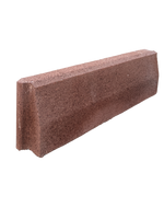 Cordolo Ferri in Cemento per Aiuole e Marciapiedi - Rosso - Notaro Manufatti