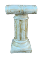 Colonna Capitello Arosio Pitturato Bianco madreperla con sfumature dorate - Notaro Manufatti