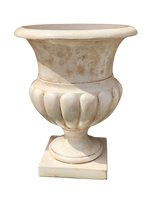 Vaso Ciano Gigante Anticato Marrone - Notaro Manufatti