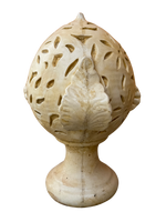 Pigna o Pumo Pugliese con Tre Foglie Anticato Giallo - Notaro Manufatti