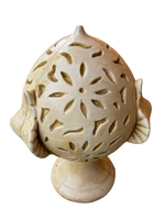 Pigna o Pumo Pugliese con Tre Foglie Anticato Giallo - Notaro Manufatti