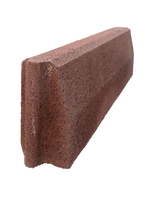 Cordolo Ferri in Cemento per Aiuole e Marciapiedi - Rosso - Notaro Manufatti