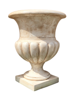 Vaso Ciano Gigante Anticato Marrone - Notaro Manufatti