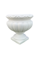 Vaso Ciano - Bianco - Notaro Manufatti