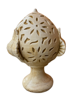 Pigna o Pumo Pugliese con Tre Foglie Anticato Giallo - Notaro Manufatti