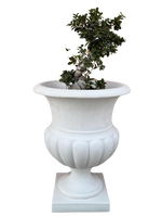 Vaso Ciano Gigante - Bianco - Notaro Manufatti