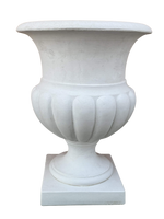 Vaso Ciano Gigante - Bianco - Notaro Manufatti