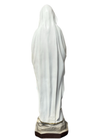 Statua della Madonna di Lourdes in Vetroresina – Dipinta a Mano - Notaro Manufatti