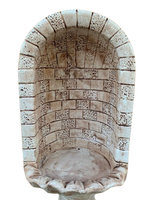 Nicchia o Cupola Modello Conchiglia Anticata Marrone - Notaro Manufatti