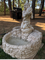 Fontana Laghetto Piccolo con Porta Vaso - Notaro Manufatti