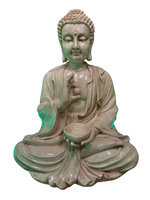 Buddha Gigante Anticato Beige - Notaro Manufatti