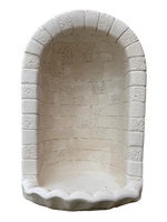 Nicchia o Cupola Modello Conchiglia - Bianco - Notaro Manufatti