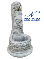 Fontana a Colonna Elodie Anticata Grigia - Notaro Manufatti