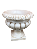 Vaso Ciano Anticato Beige - Notaro Manufatti