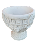 Vaso Bacco In Cemento - Bianco - Notaro Manufatti