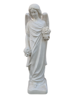 Angelo con Fiori - Bianco - Notaro Manufatti