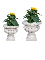 Vaso Ciano Anticato Beige - Notaro Manufatti