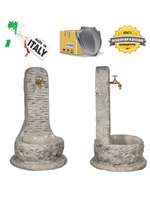 Fontana a Colonna Elodie Anticata Grigia - Notaro Manufatti