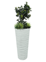 Vaso Onda Tondo - Bianco - Notaro Manufatti