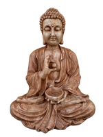 Buddha Gigante Anticato Marrone - Notaro Manufatti