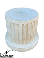 Base Aurea Tonda Gigante Anticata Beige - Notaro Manufatti