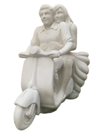 Vaso Vespino Primo Amore - Bianco - Notaro Manufatti