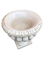 Vaso Ciano Anticato Beige - Notaro Manufatti