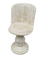 Sedia con Schienale Anticata Beige - Notaro Manufatti