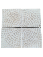 Set di 4 Mattoni per Ombrellone cm. 50x50 - Beige Anticato - Notaro Manufatti