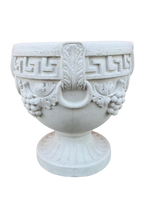 Vaso Bacco In Cemento - Bianco - Notaro Manufatti