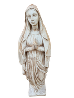 Madonna Lourdes 80 cm Anticata Marrone - Notaro Manufatti