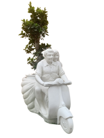 Vaso Vespino Primo Amore - Bianco - Notaro Manufatti