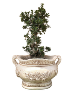 Vaso Sofi' Ovale Anticato Marrone - Notaro Manufatti