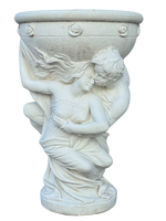 Porta Vaso Amore e Psiche - Bianco - Notaro Manufatti