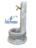 Fontana a Colonna Elodie Anticata Grigia - Notaro Manufatti