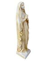 Madonna Lourdes 80 cm Anticata Gialla - Notaro Manufatti