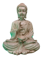 Buddha Gigante Anticato Beige - Notaro Manufatti