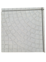 Set di 4 Mattoni per Ombrellone cm. 50x50 - Bianco - Notaro Manufatti