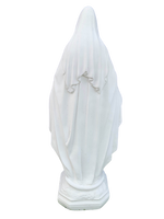 Madonna Immacolata Miracolosa in Cemento H47 - Bianco - Notaro Manufatti