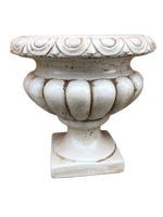 Vaso Ciano Anticato Beige - Notaro Manufatti