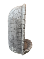 Nicchia o Cupola Modello Conchiglia Anticata Grigia - Notaro Manufatti