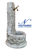 Fontana a Colonna Elodie Anticata Grigia - Notaro Manufatti